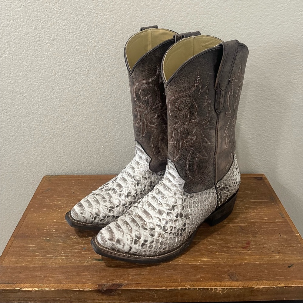 Mens Python Cowboy Boots